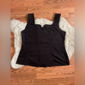 Black Ava & Viv Top Size 2X